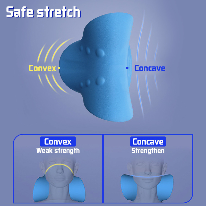Cervical Traction Pillow (Neck Stretch|Posture Correction)