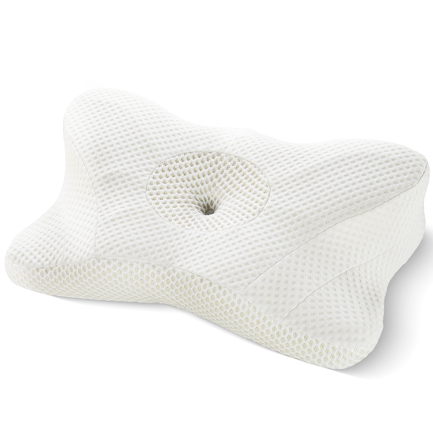 (US) Ergonomic Contour Pillow (Neck Support, Good Sleep, Memory Foam)