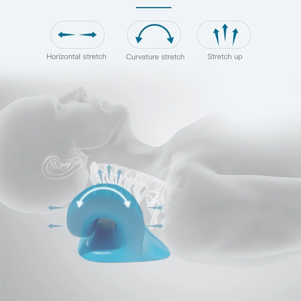 Cervical Traction Pillow (Neck Stretch|Posture Correction)