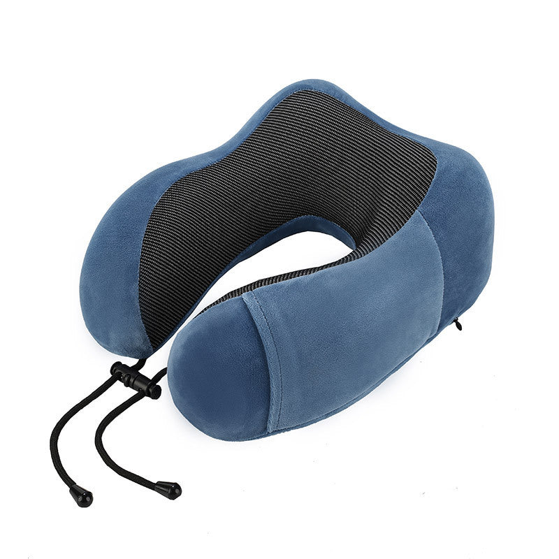 Comfort Travel Neck Pillow (Memory Foam | for Office & Flights)