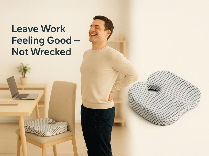 (US) Orthopedic Posture Cushion (Tailbone/Back/Hip Pain Relief)