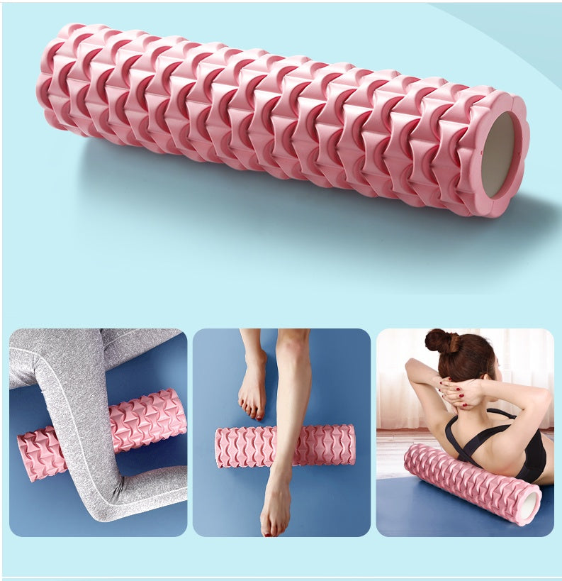 Balanced 3D-Textured Long Foam Roller (16"-20"/ 40-50cm)