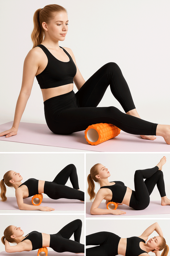 Medium Textured Foam Roller (Size 12"-13"-17")