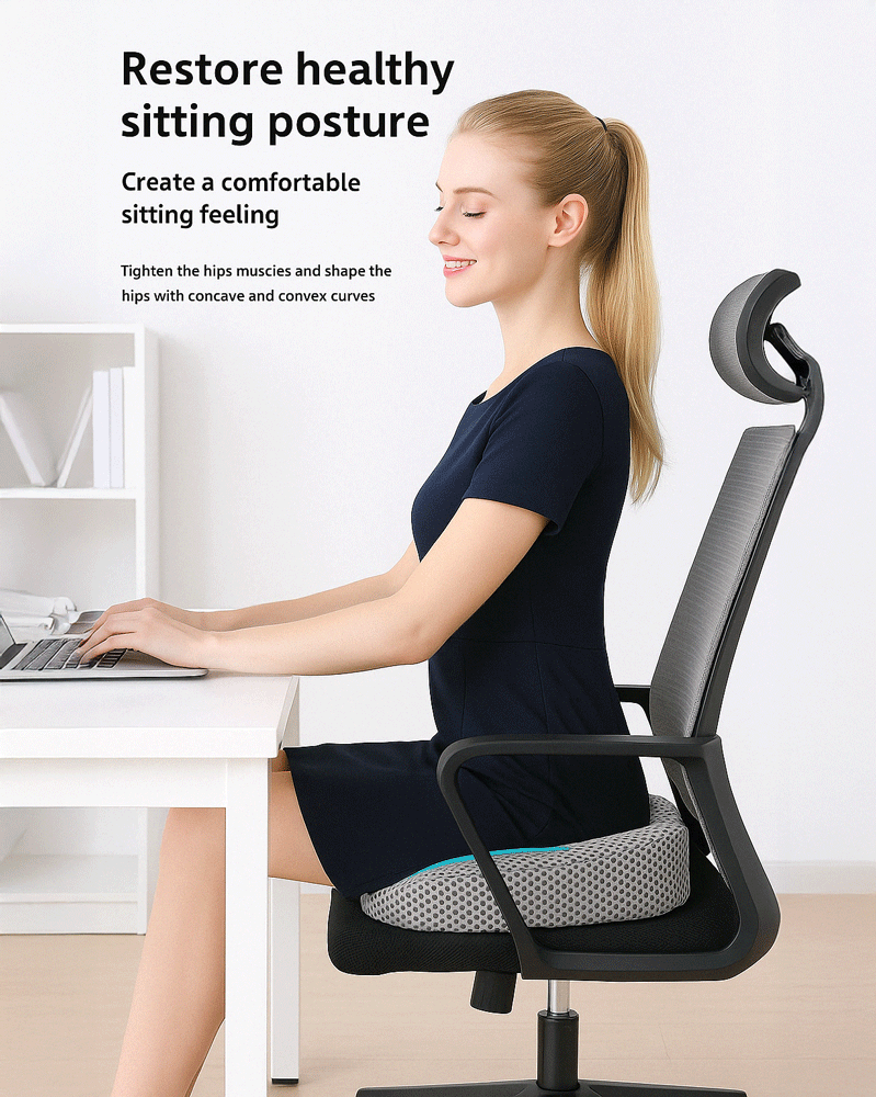 (US) Orthopedic Posture Cushion (Tailbone/Back/Hip Pain Relief)
