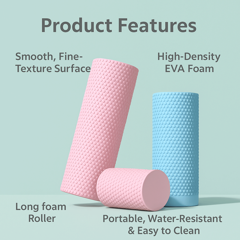 Smooth Solid Foam Roller (12-18" / 30-45cm)