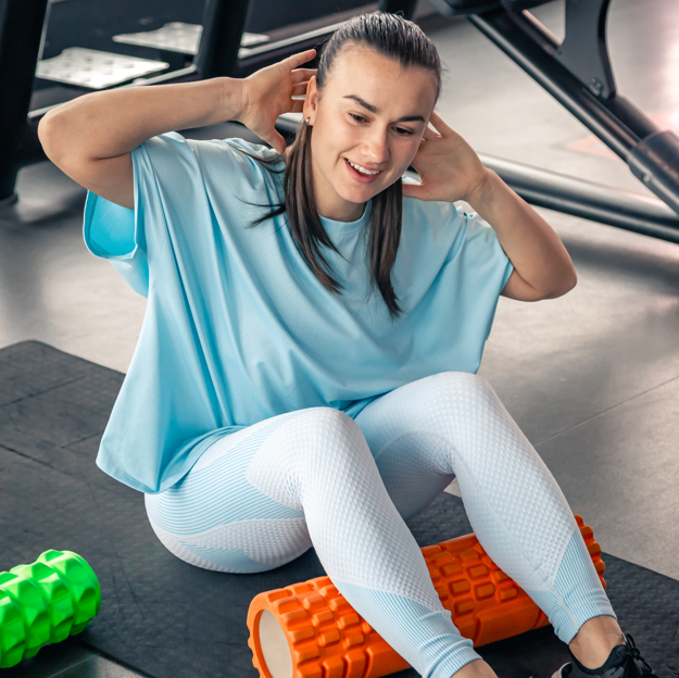 Medium Textured Foam Roller (Size 12"-13"-17")