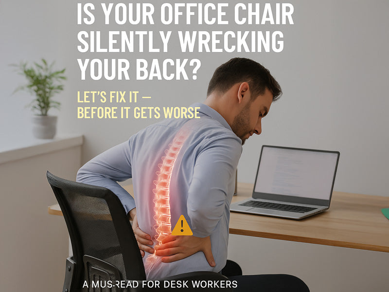 Why Your Office Chair Might Be Hurting Your Back — And What You Can Do About It