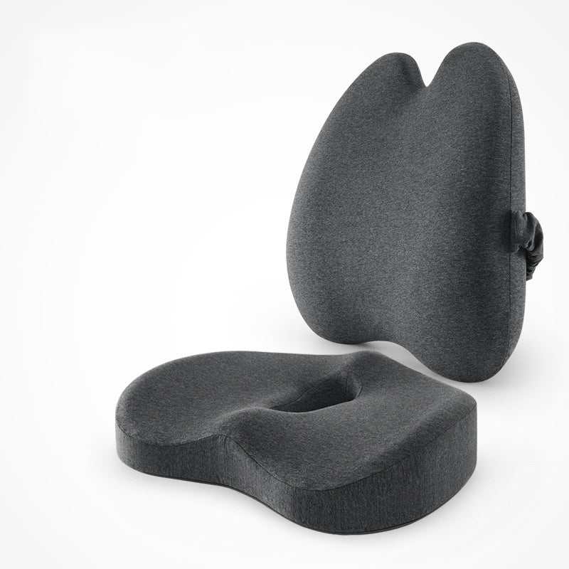 (US) Ergonomic Sitting Duo (Lumbar Pillow & Seat Cushion)