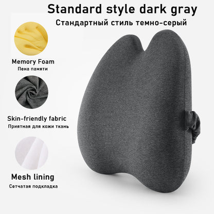 (US) Ergonomic Sitting Duo (Lumbar Pillow & Seat Cushion)