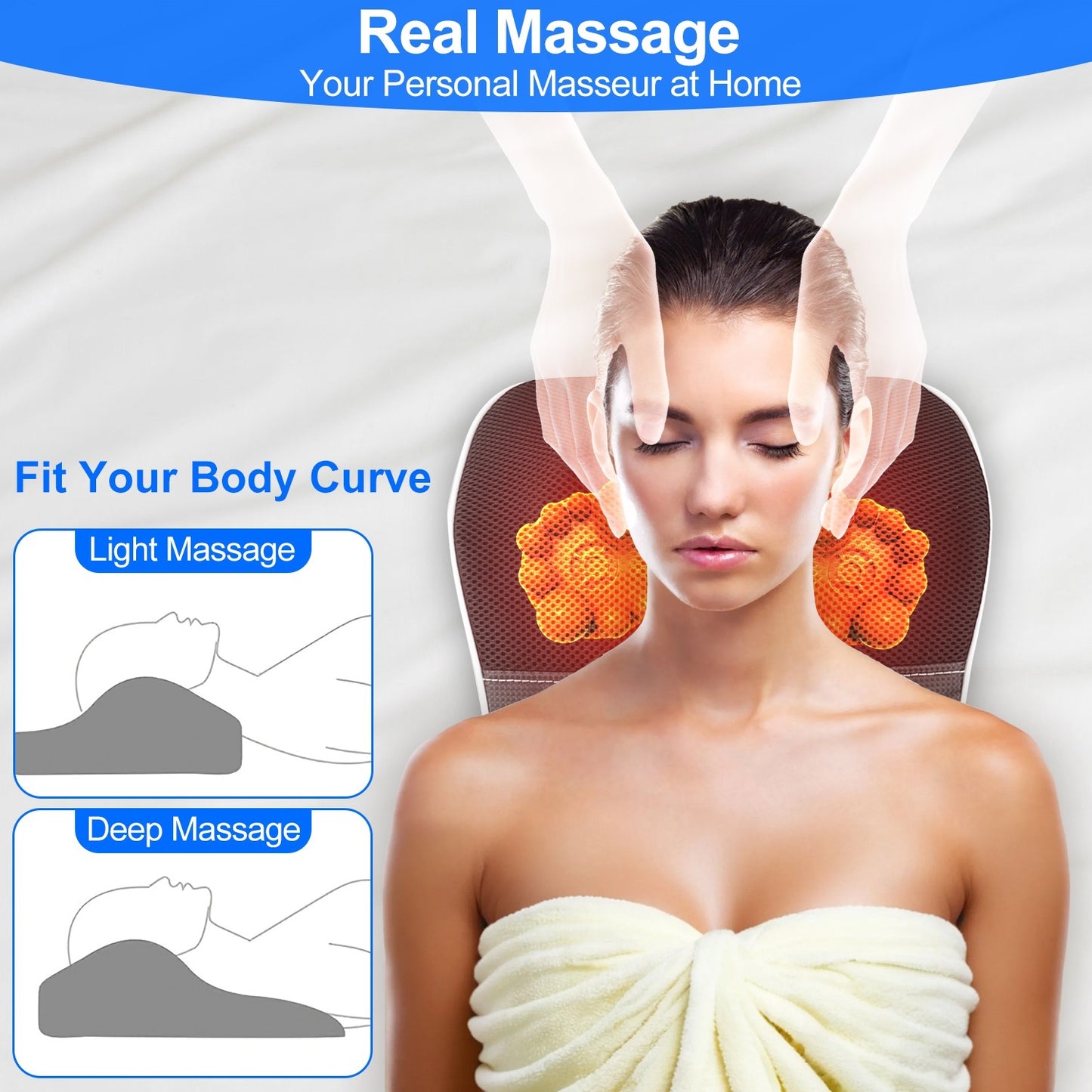 (US) Shiatsu Full Body Massage Cushion