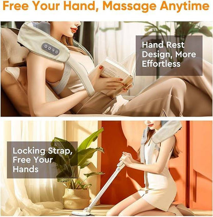 (US) Multi-Area Heated Kneading Massage (Neck-Shoulder)