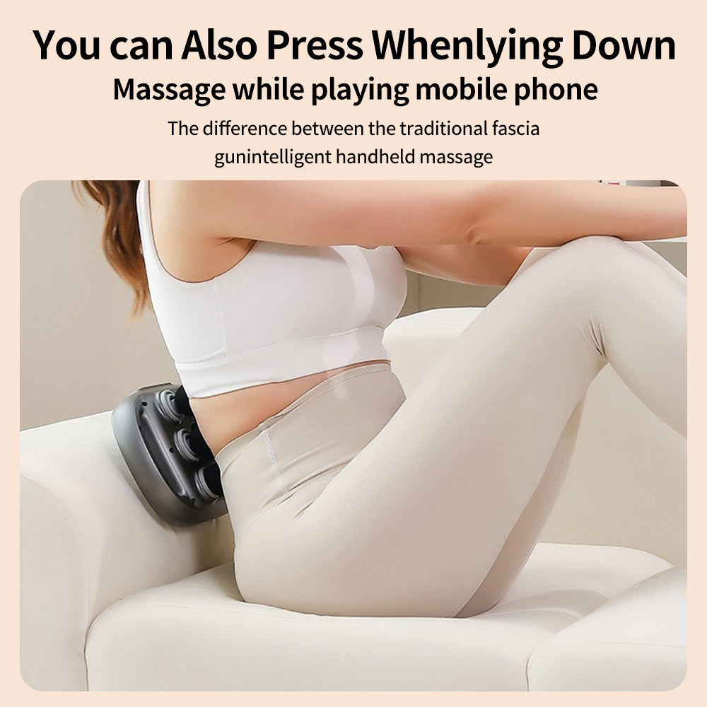 (US) Handheld Percussion Massage Gun (6 Heads- 2025 Upgraded Model)