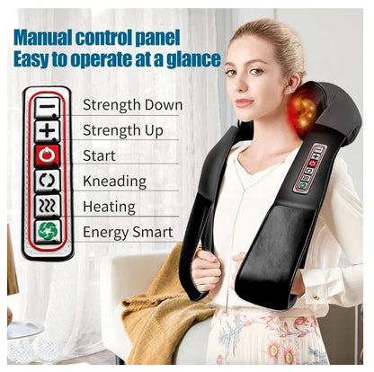 (US) Shiatsu Deep Tissue 3D Kneading Massager