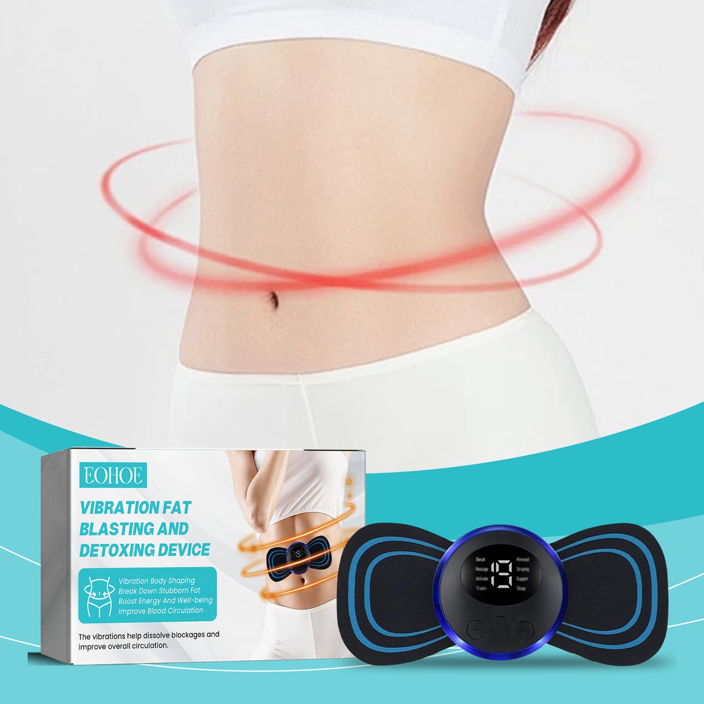 (US) Portable Vibrating Body Massager – Relax & Circulation Support