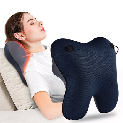 (US) Neck And Back Deep Acupressure Massager Full Body Massage Pillow
