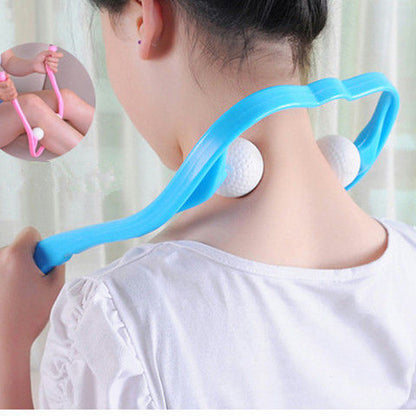 (US) Dual Ball Massage Roller (Neck/Arm/Leg)