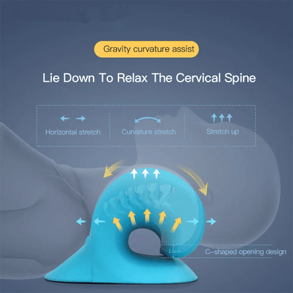 Cervical Traction Pillow (Neck Stretch|Posture Correction)