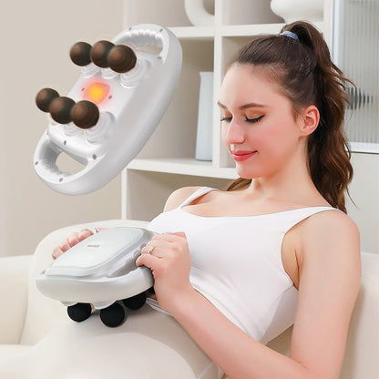 (US) Handheld Percussion Massage Gun (6 Heads- 2025 Upgraded Model)