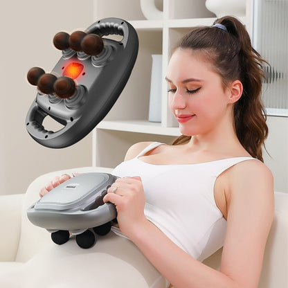 (US) Handheld Percussion Massage Gun (6 Heads- 2025 Upgraded Model)