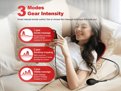 Ergonomic Thermal Massage Cushion (Neck-Shoulder-Back)