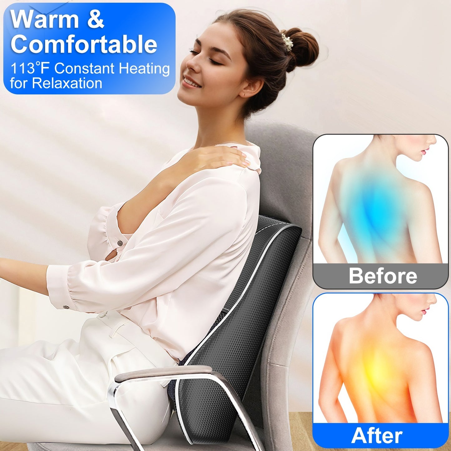 (US) Shiatsu Full Body Massage Cushion