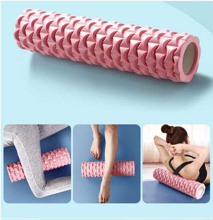Balanced 3D-Textured Long Foam Roller (16"-20"/ 40-50cm)