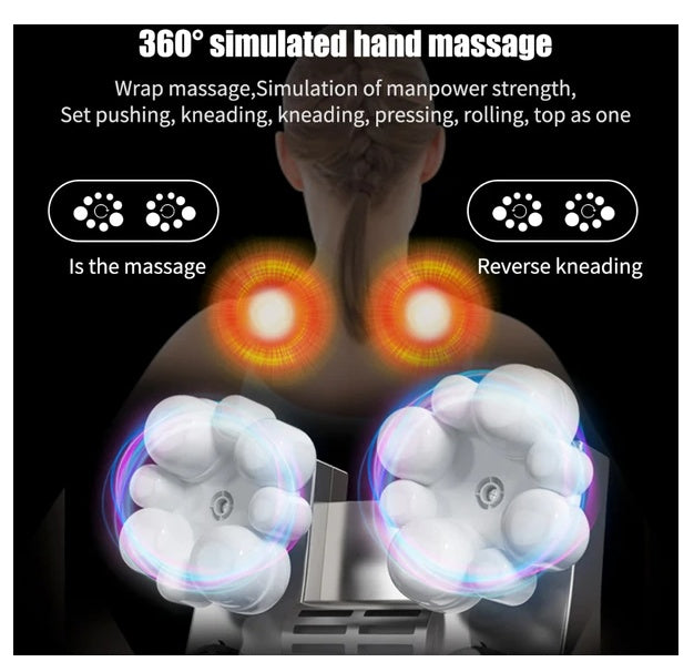 (US) Shiatsu Deep Tissue 3D Kneading Massager