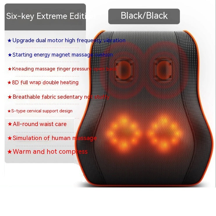 Ergonomic Thermal Massage Cushion (Neck-Shoulder-Back)