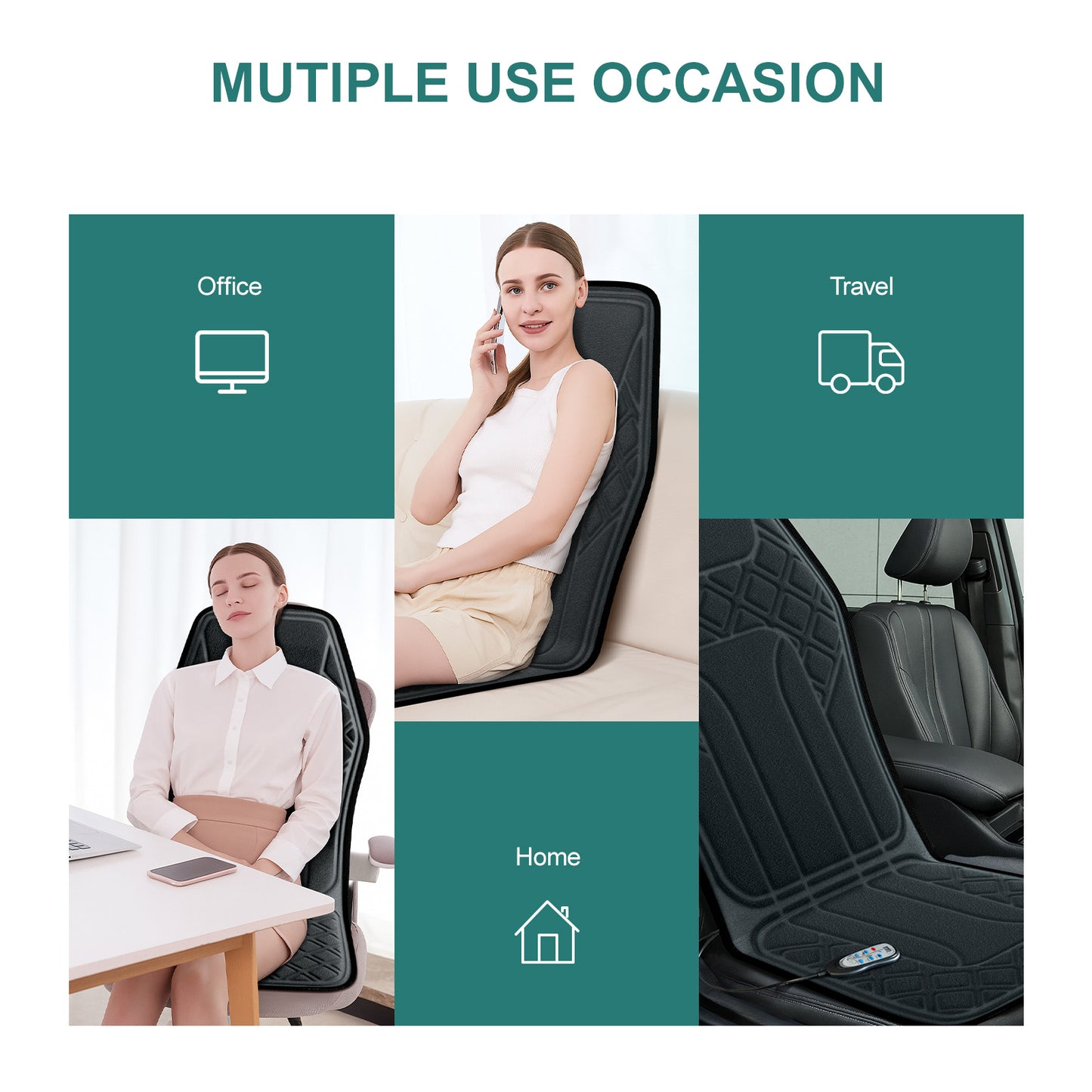 (US) 2025 Newest Upgraded Full Body Massage Cushion