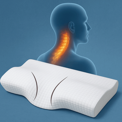 Ergonomic Contour Pillow (Orthopedic Cervical Support)
