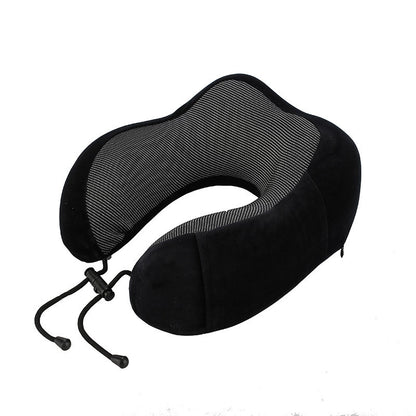 Comfort Travel Neck Pillow (Memory Foam | for Office & Flights)