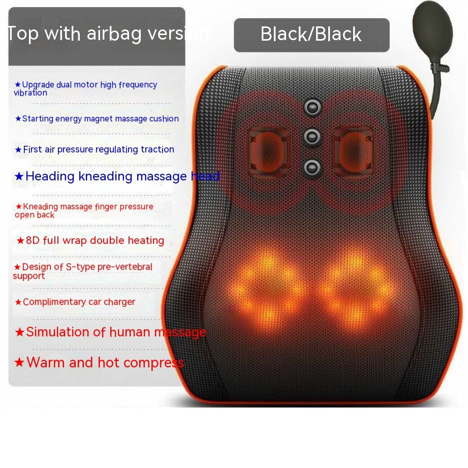 Ergonomic Thermal Massage Cushion (Neck-Shoulder-Back)