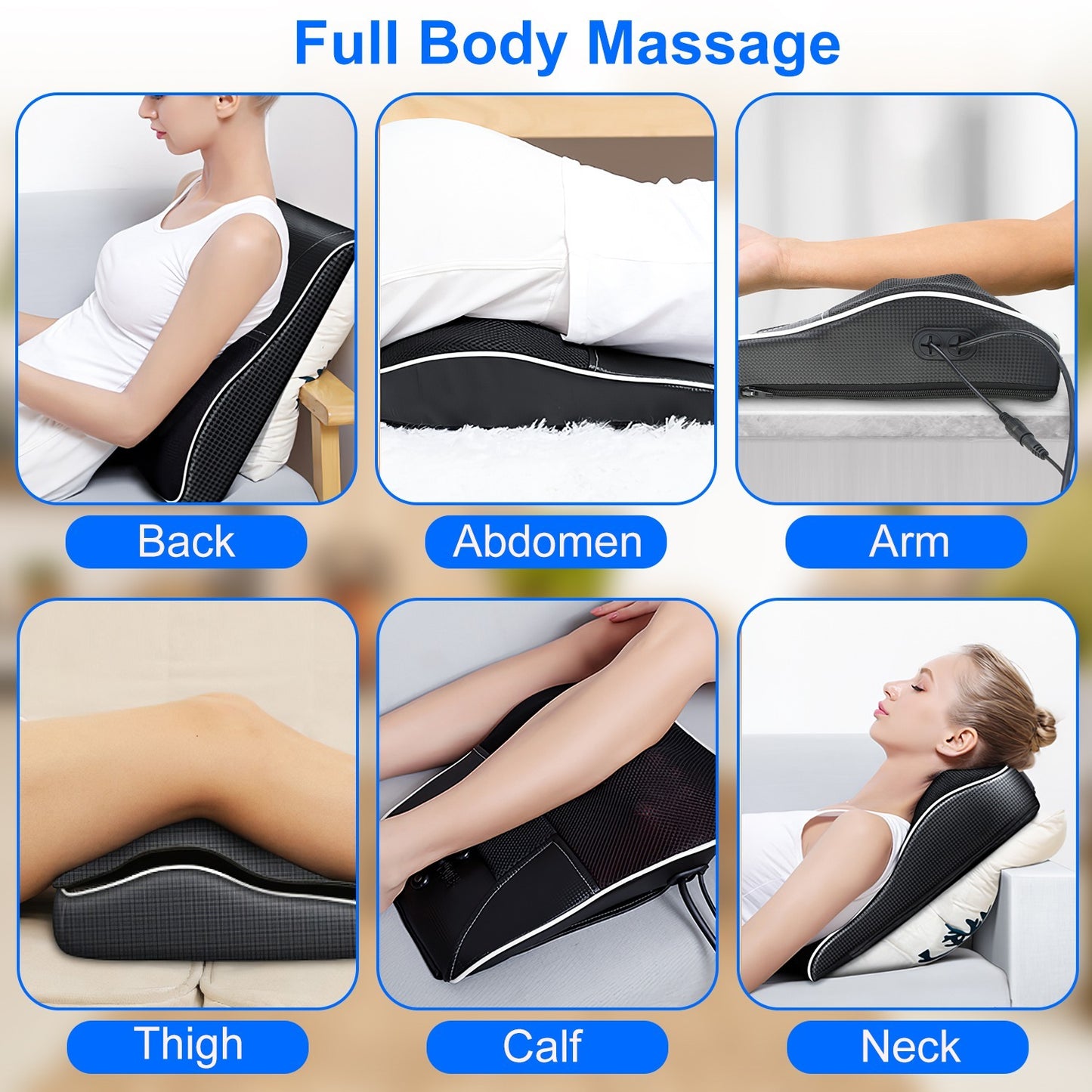 (US) Shiatsu Full Body Massage Cushion