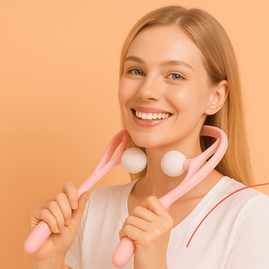 (US) Dual Ball Massage Roller (Neck/Arm/Leg)