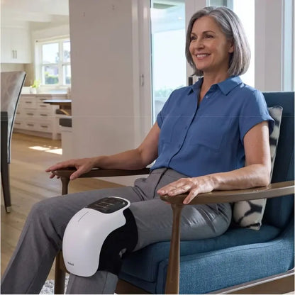 4-in-1 Knee Massager – Air Compression, Vibration, Red Light & Heat