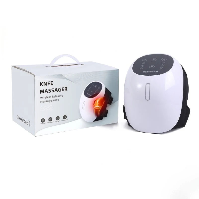 4-in-1 Knee Massager – Air Compression, Vibration, Red Light & Heat