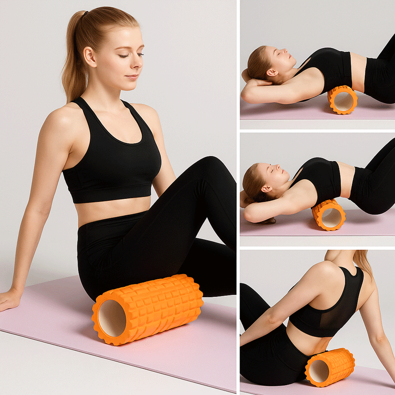 Medium Textured Foam Roller (Size 12"-13"-17")