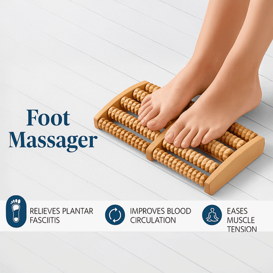 Wooden Foot Massage Roller