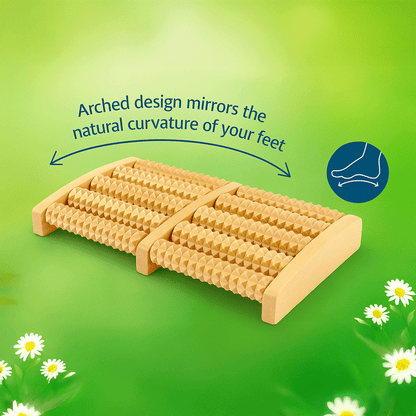 Wooden Foot Massage Roller