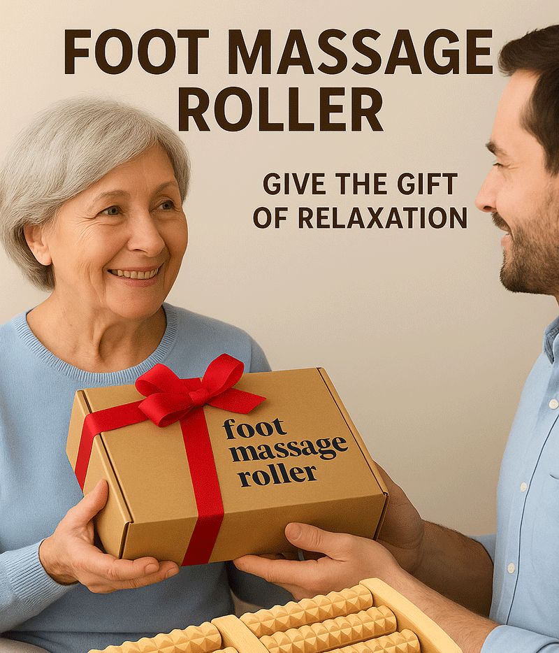 Wooden Foot Massage Roller