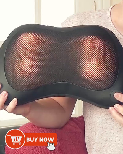 Portable Massage Pillow (Neck & Back, Home & Car use)