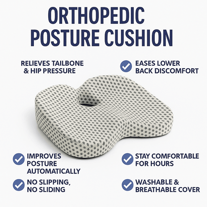 (US) Orthopedic Posture Cushion (Tailbone/Back/Hip Pain Relief)