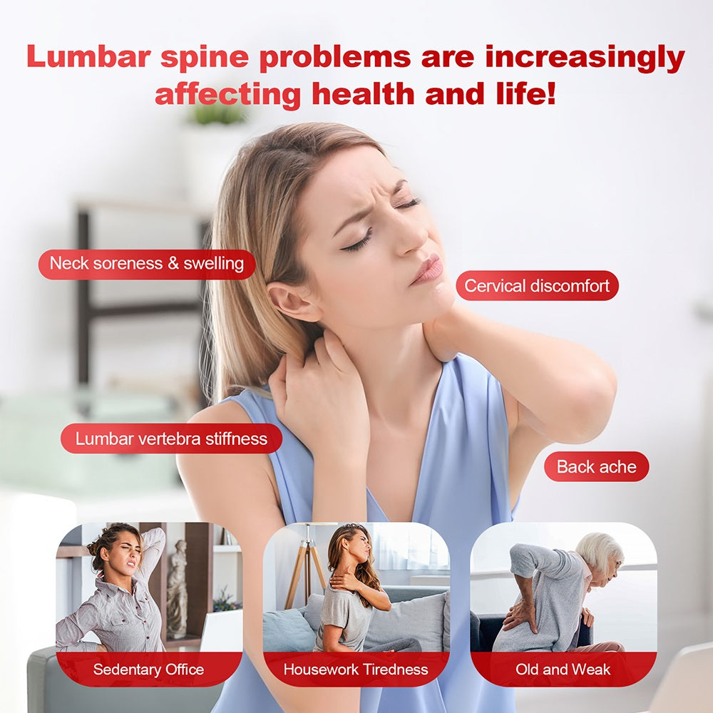 Ergonomic Thermal Massage Cushion (Neck-Shoulder-Back)