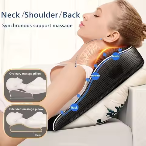 Ergonomic Thermal Massage Cushion (Neck-Shoulder-Back)