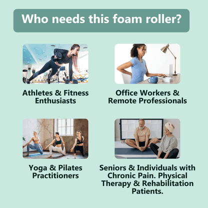 Smooth Solid Foam Roller (12-18" / 30-45cm)